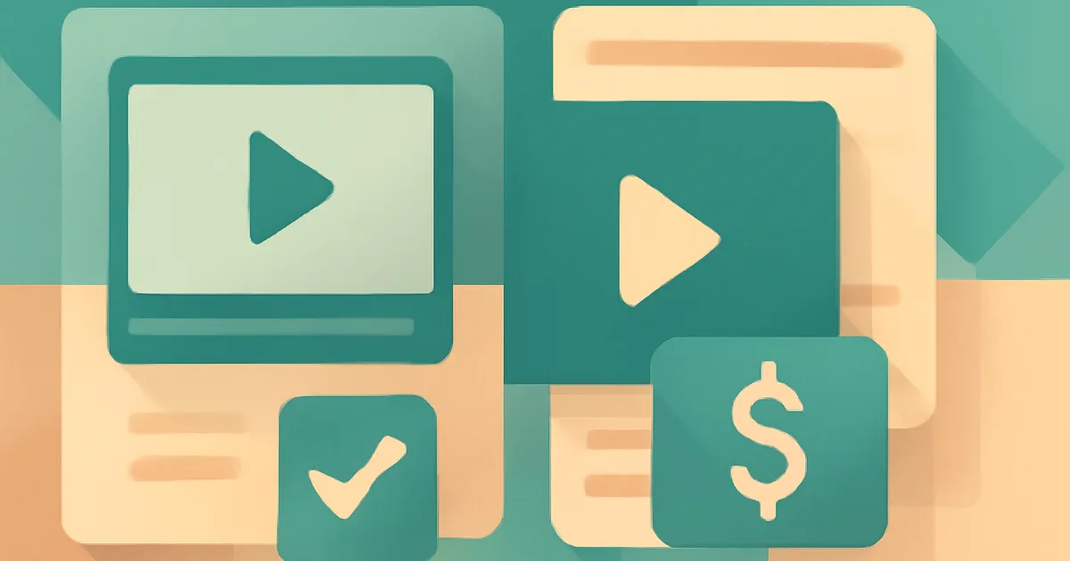Kostenlose vs. kostenpflichtige Video-Tools