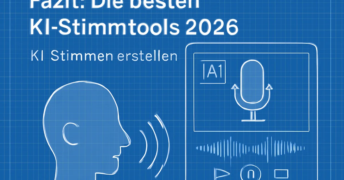 Fazit: Die besten KI-Stimmtools 2026