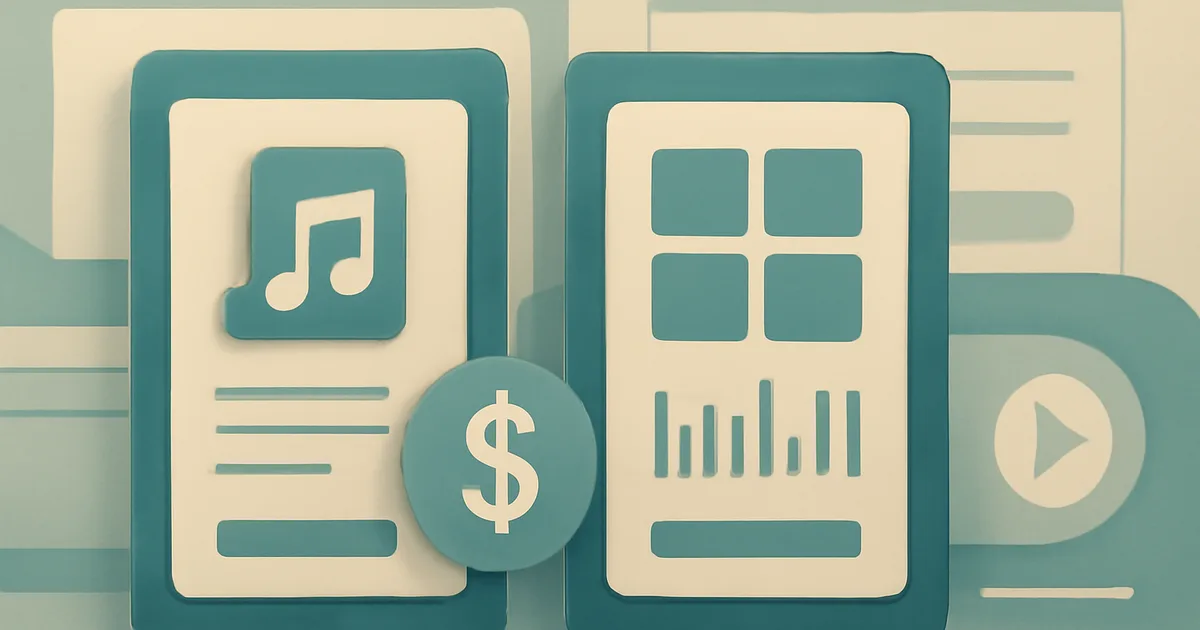 Kostenlose vs. bezahlte KI-Musiktools: Preisbereiche