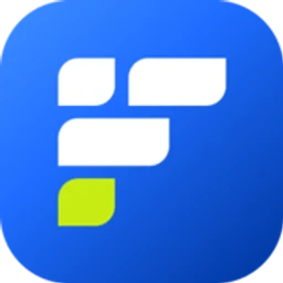 Flixier Edit by Transcript Logo