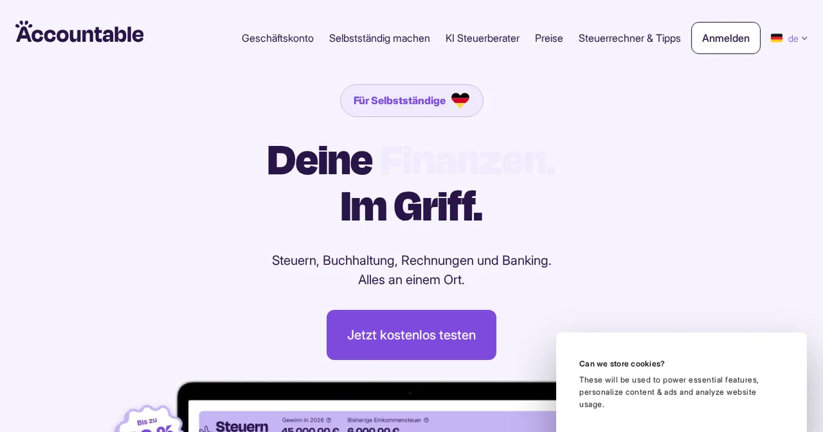 Screenshot von Accountable
