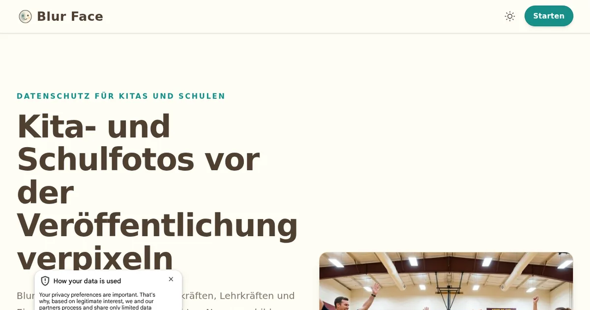 Screenshot von Blur Face