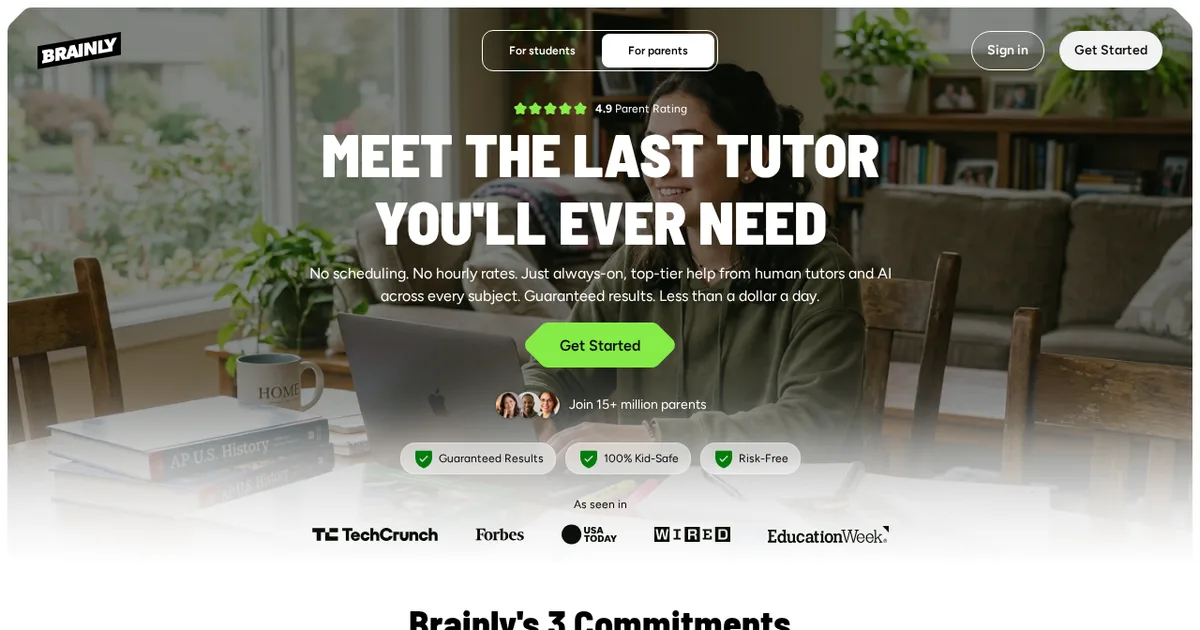 Screenshot von Brainly