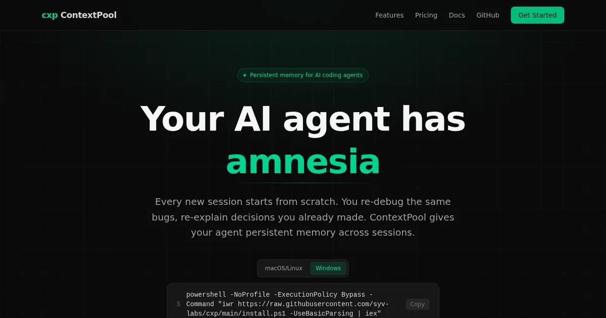 Screenshot von ContextPool