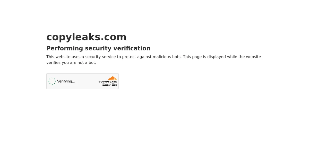 Screenshot von Copyleaks