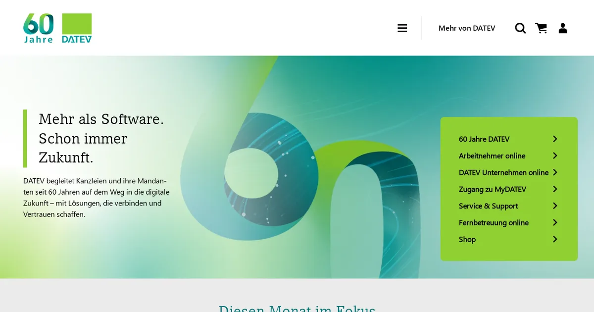 Screenshot von Datev KI