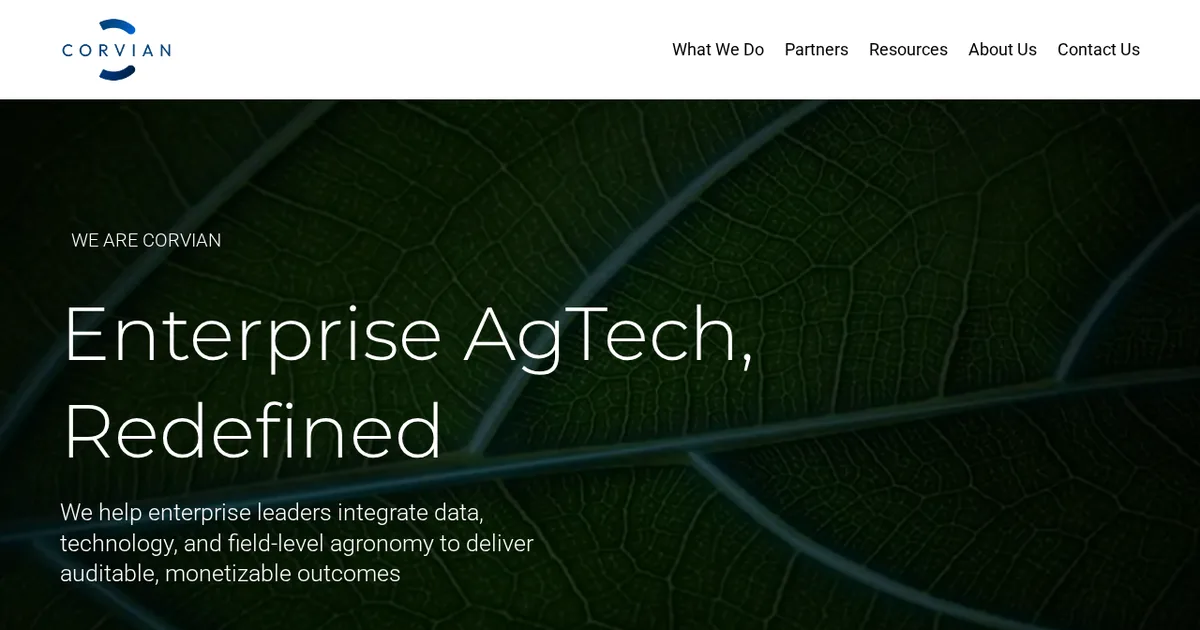 Screenshot von Farmers Edge
