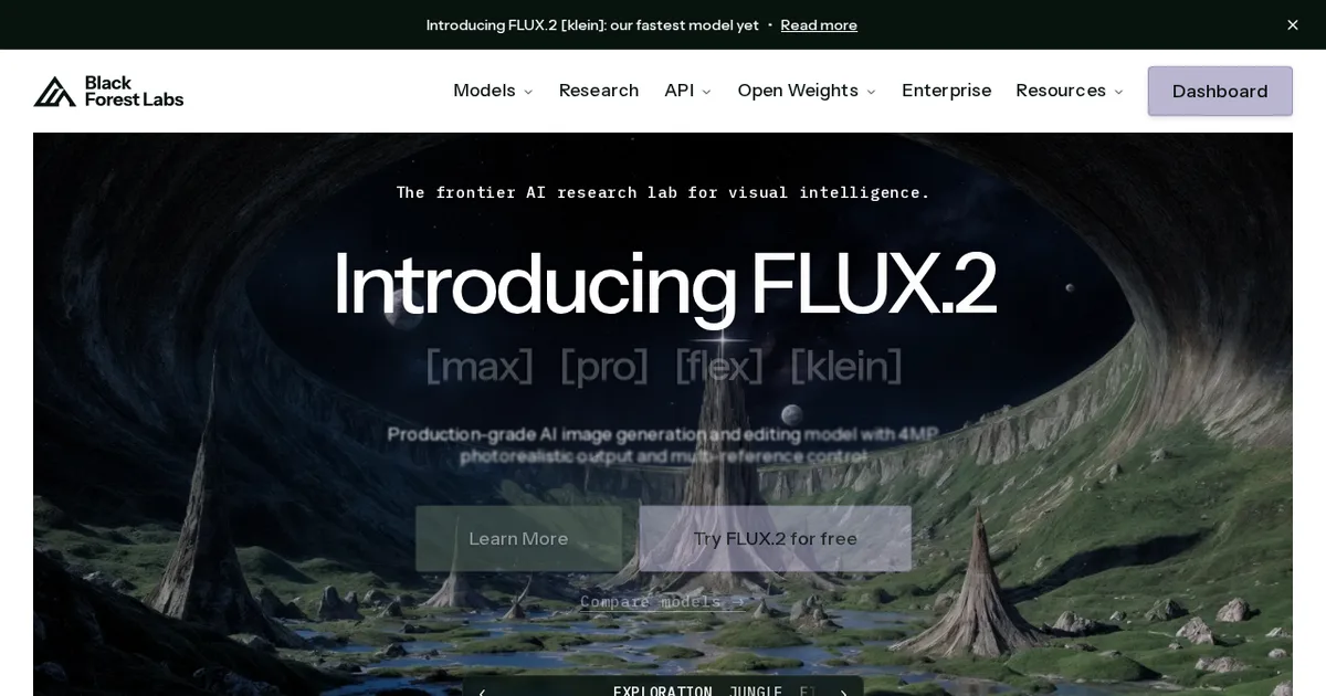 Screenshot von Flux