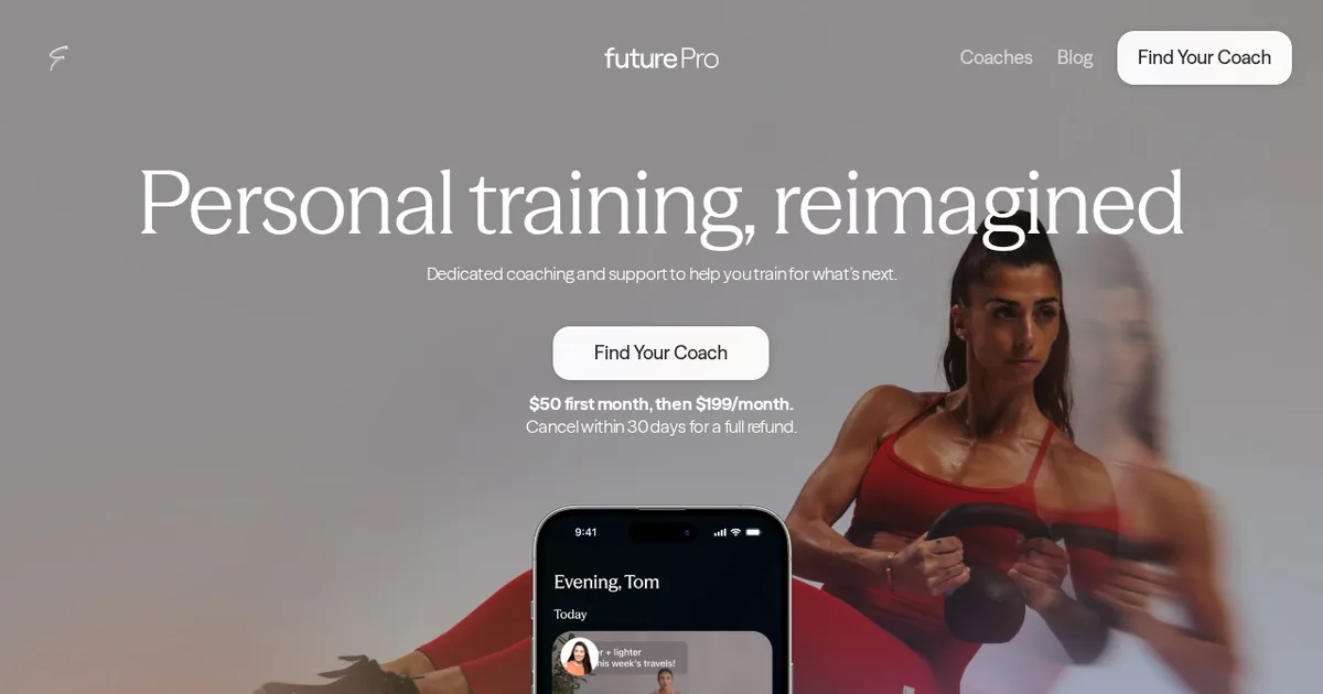 Screenshot von Future Fitness