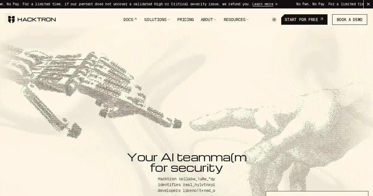 Screenshot von Hacktron