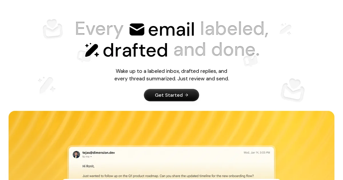 Screenshot von Inbox Autopilot by Dimension