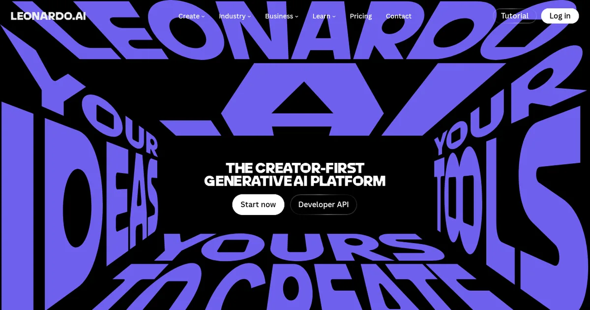 Screenshot von Leonardo AI