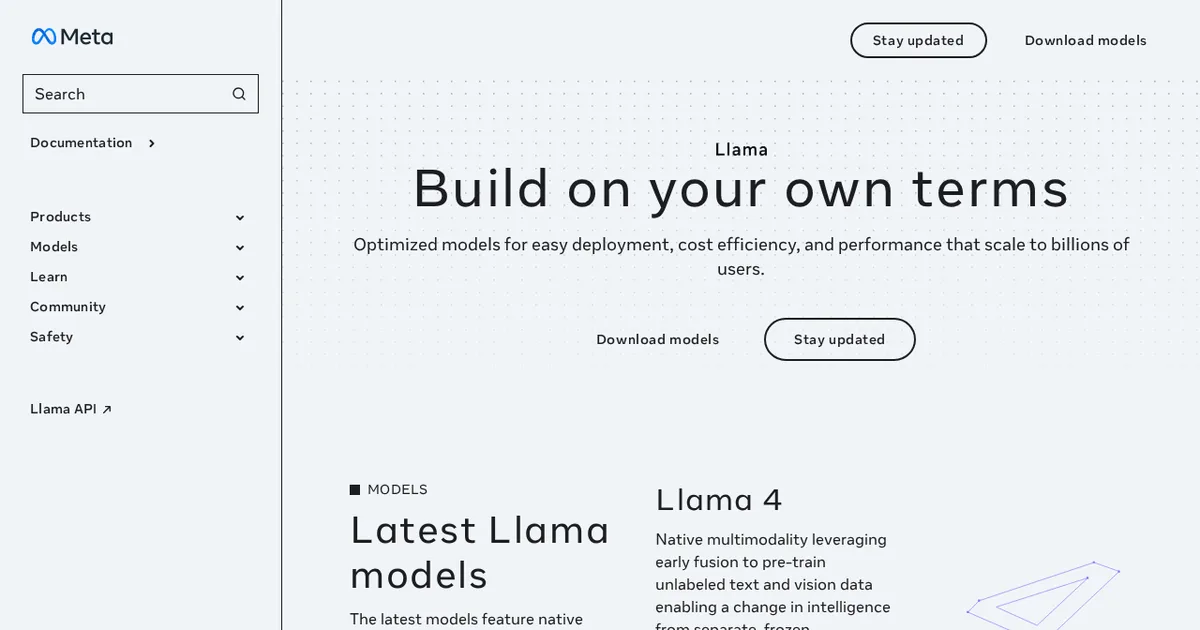 Screenshot von Llama 3