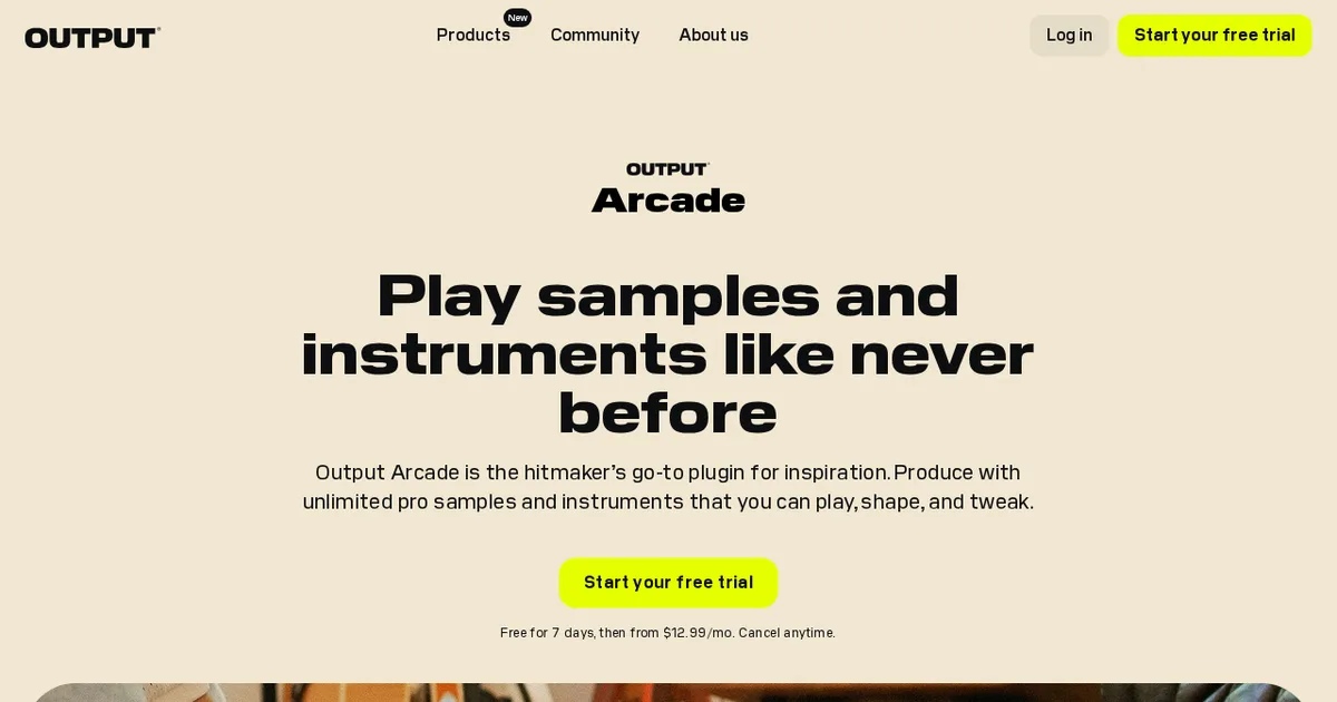 Screenshot von Output Arcade