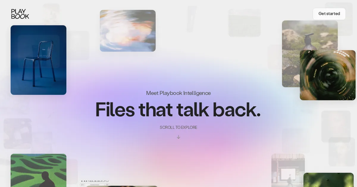 Screenshot von Playbook Intelligence