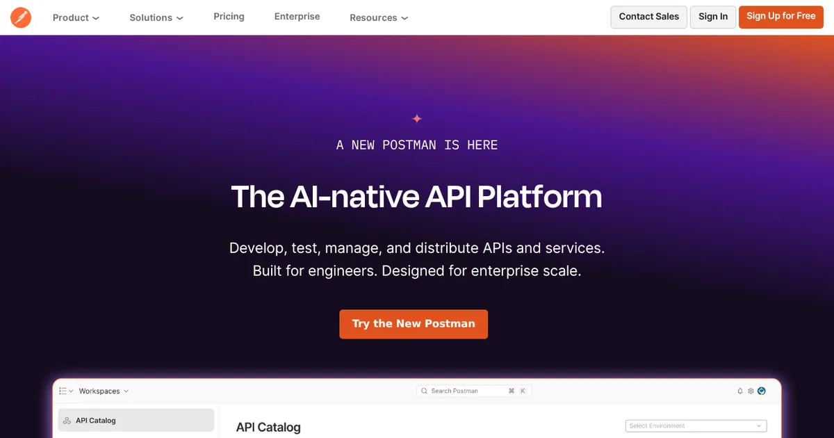 Screenshot von Postman AI