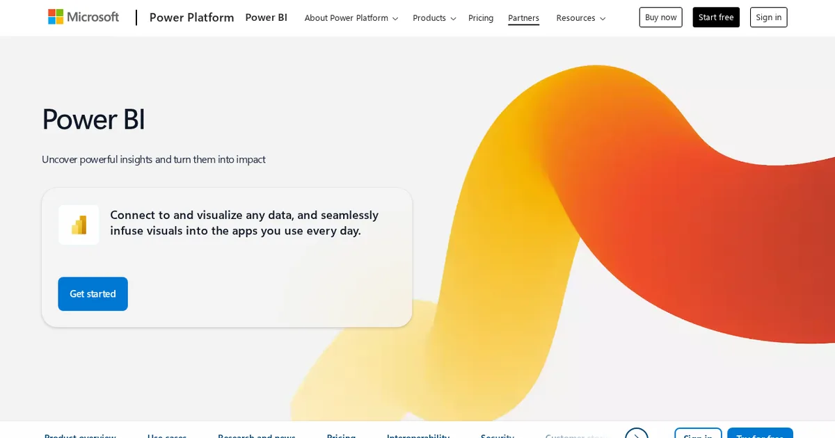 Screenshot von Power BI Copilot
