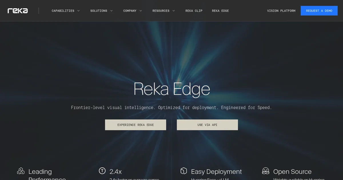 Screenshot von Reka Edge