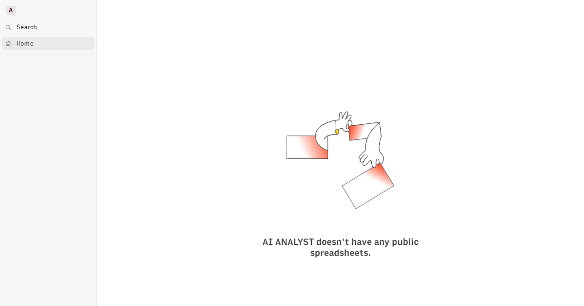 Screenshot von Rows AI Analyst