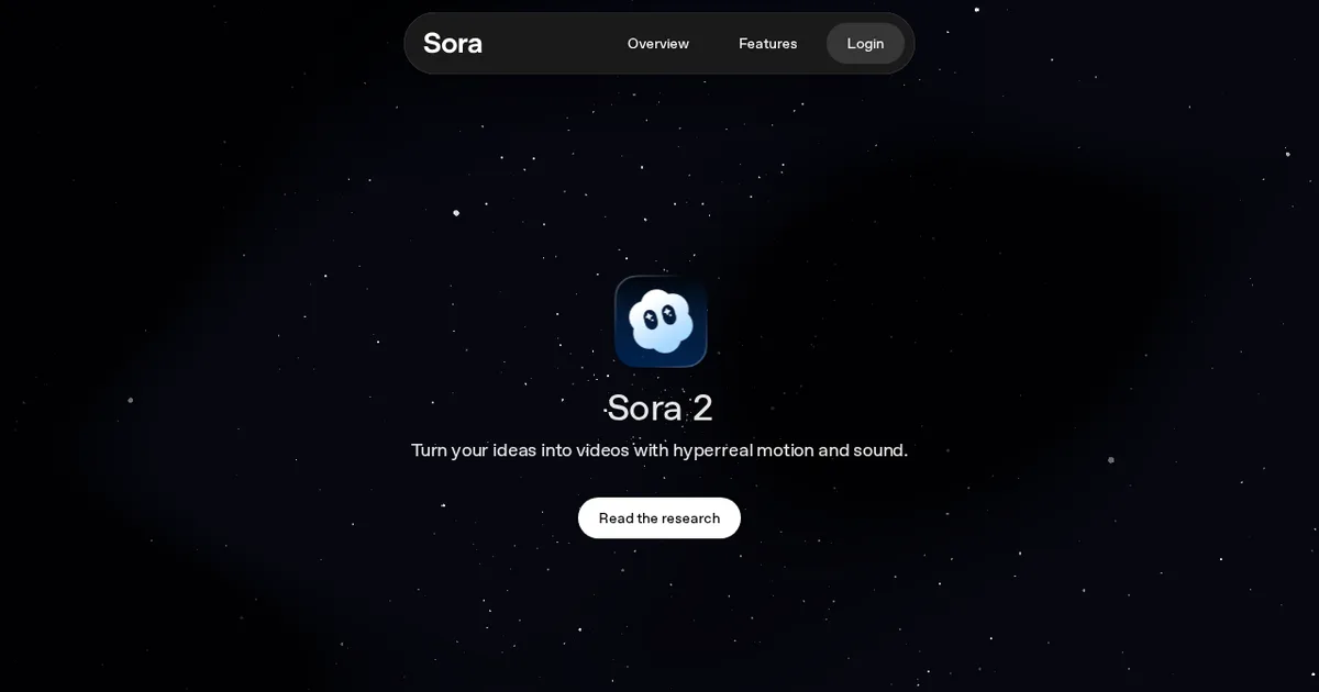 Screenshot von Sora