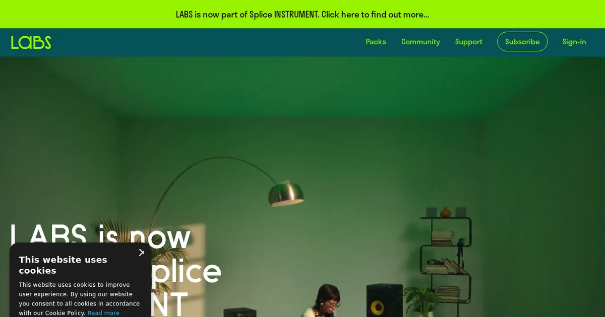 Screenshot von Spitfire Audio LABS+