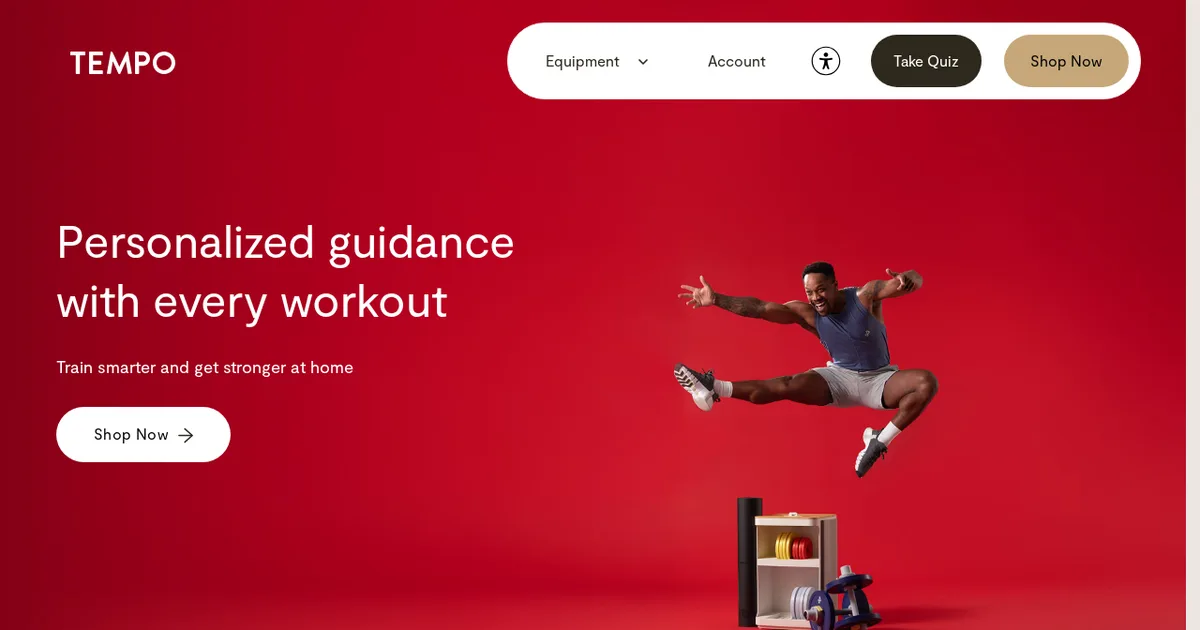 Screenshot von Tempo Fit